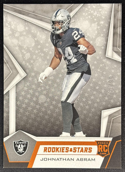 Johnathan Abram 2019 Panini Rookies & Stars Orange /99 Raiders