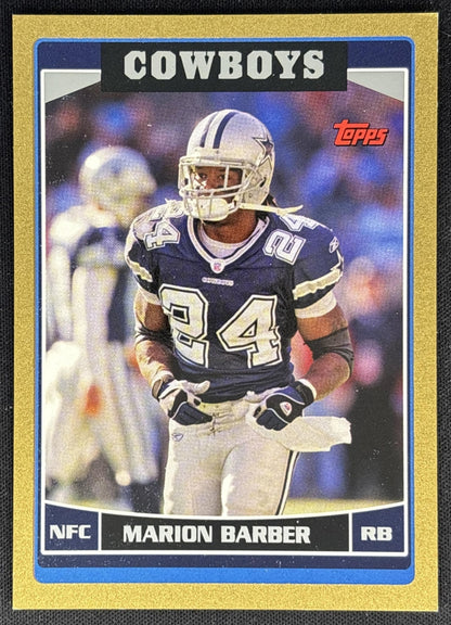 Marion Barber 2006 Topps Gold /2006 Cowboys front