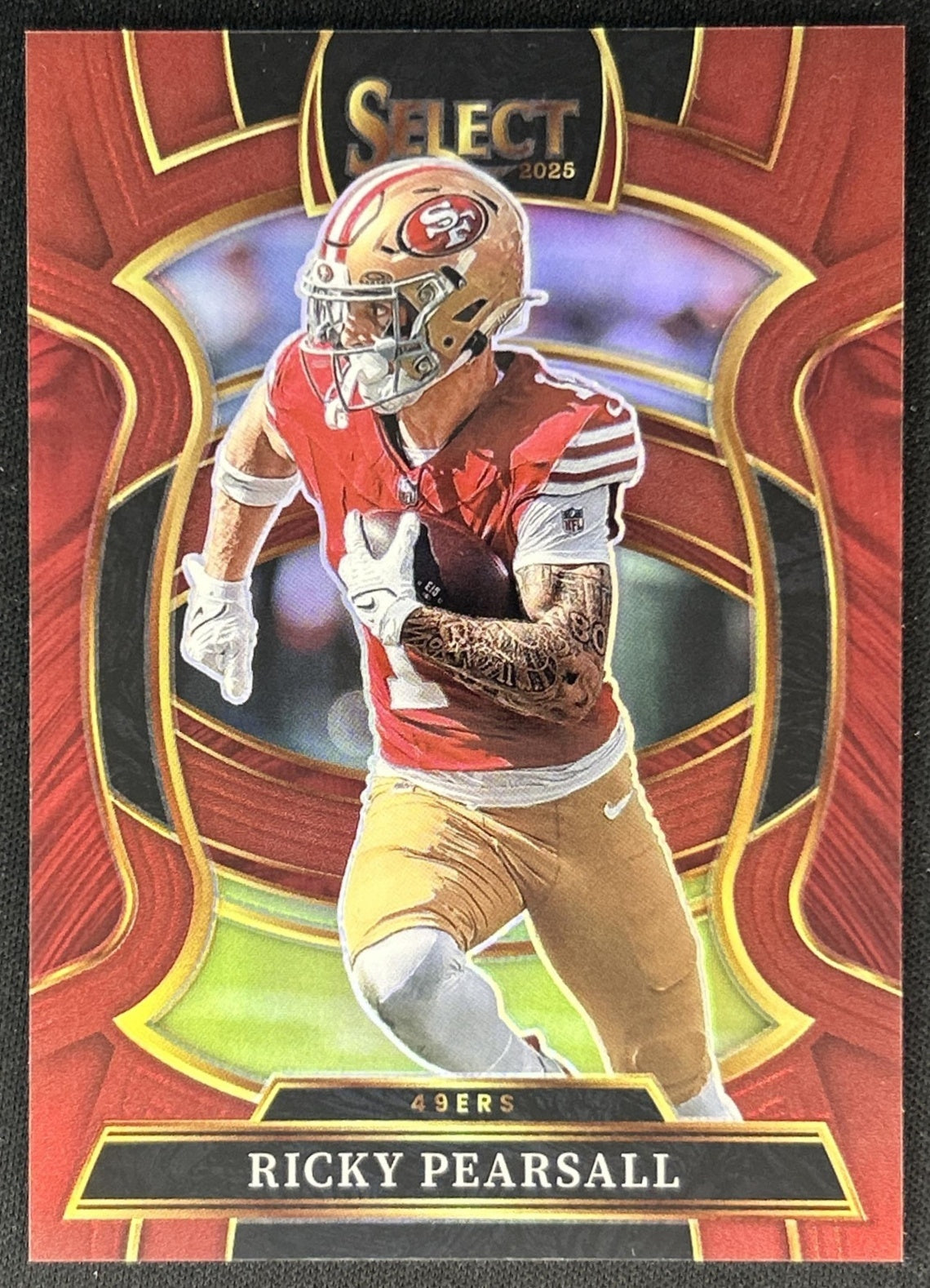 Ricky Pearsall 2025 Panini Select Concourse Marron Prizm /149 49ers