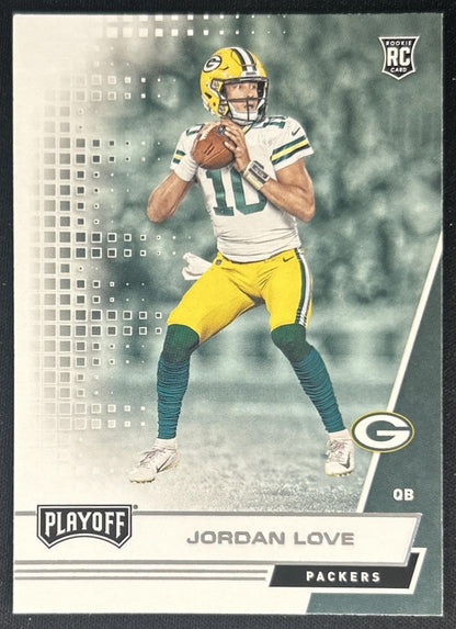 Jordan Love 2020 Panini Playoff Packers front