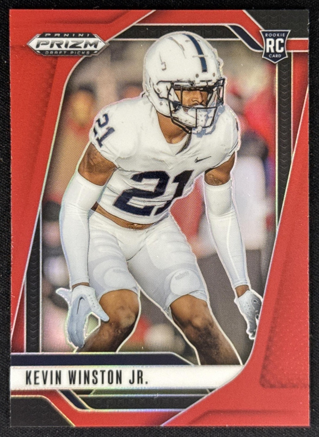 Kevin Winston Jr. 2025 Panini Prizm Draft Picks Red /399 Nittany Lions Sports Trading Card
