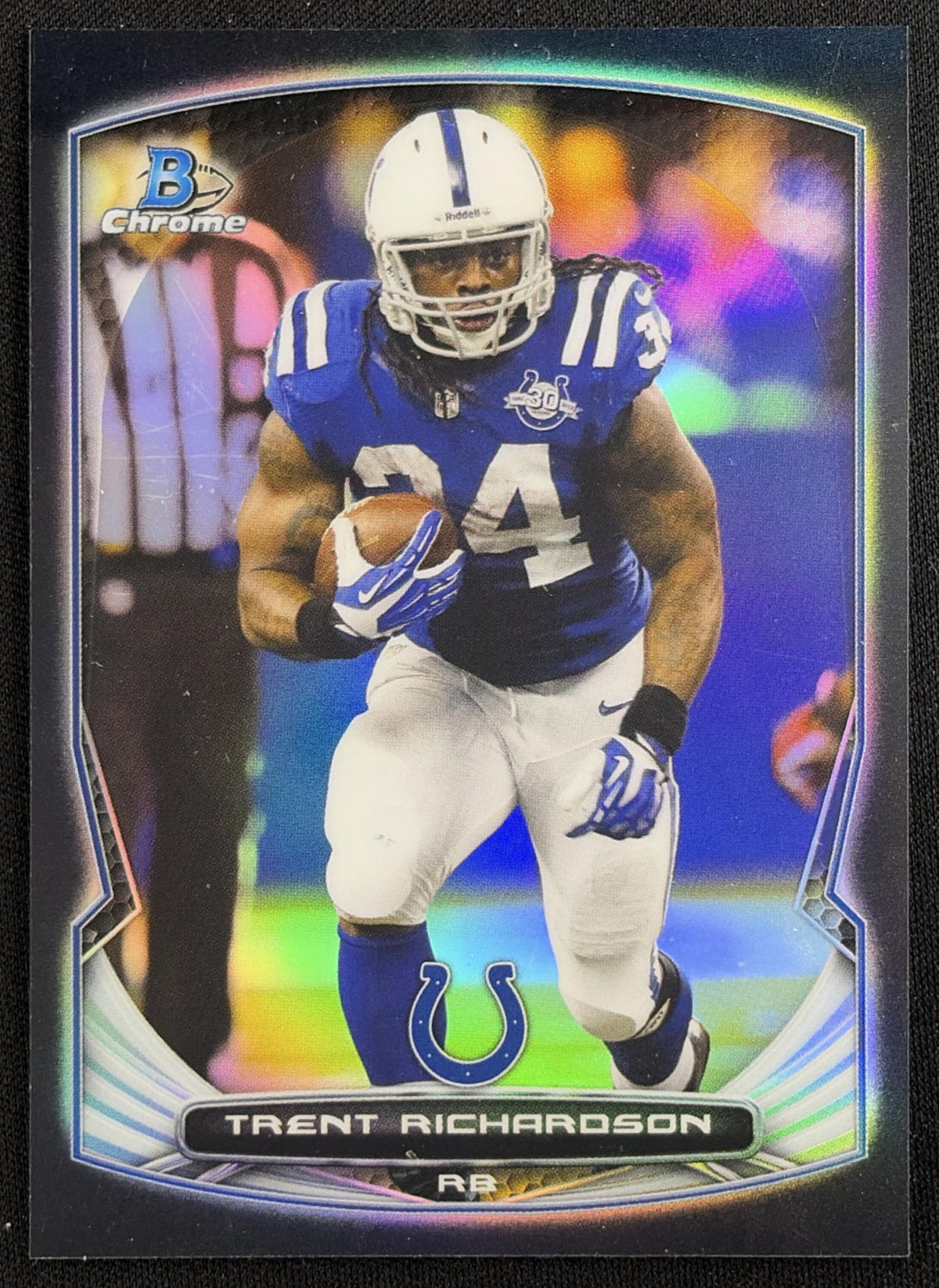 Trent Richardson 2014 Bowman Chrome Black Refractor /299 Colts
