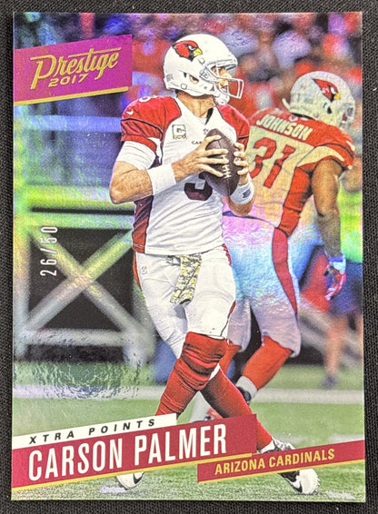 Carson Palmer 2017 Panini Prestige Xtra Points Gold /50 Cardinals