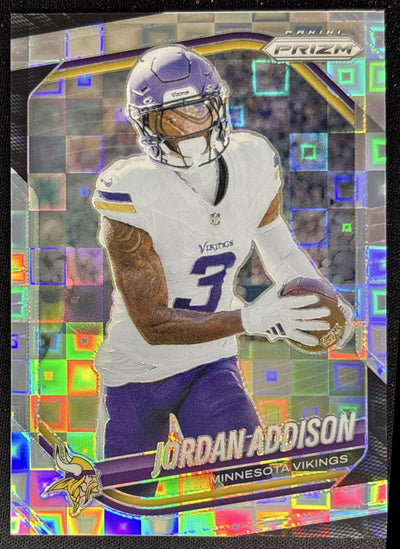 Jordan Addison 2025 Panini Prizm Pandora /400 Vikings Sports Trading Cards