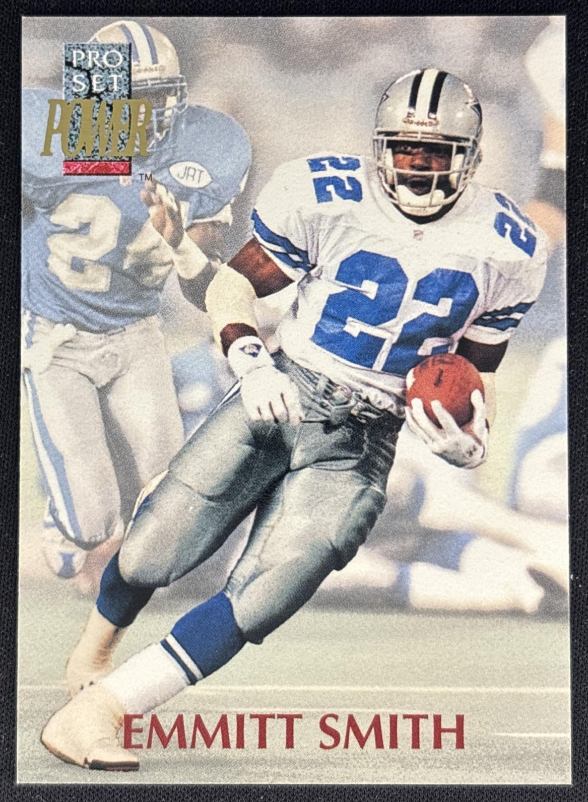 Emmitt Smith 1992 Pro Set Power Offer Cowboys front