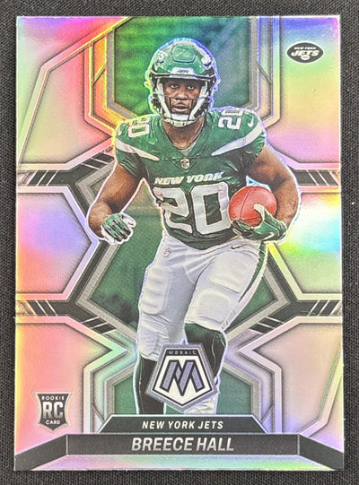 Breece Hall 2022 Panini Mosaic Silver Jets Sports Trading Card