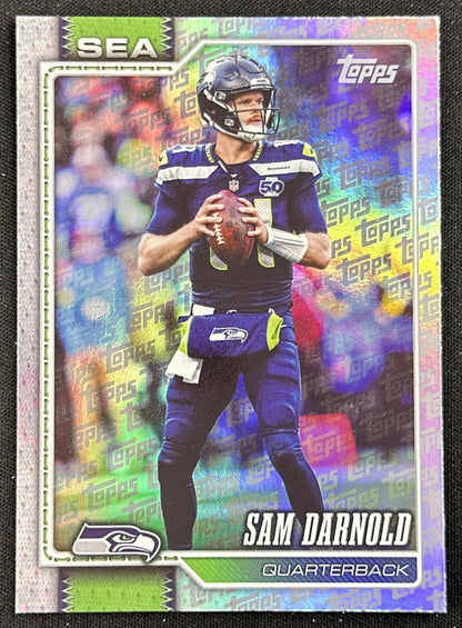 Sam Darnold 2026 Topps Flagship Fanatics Foil Seahawks