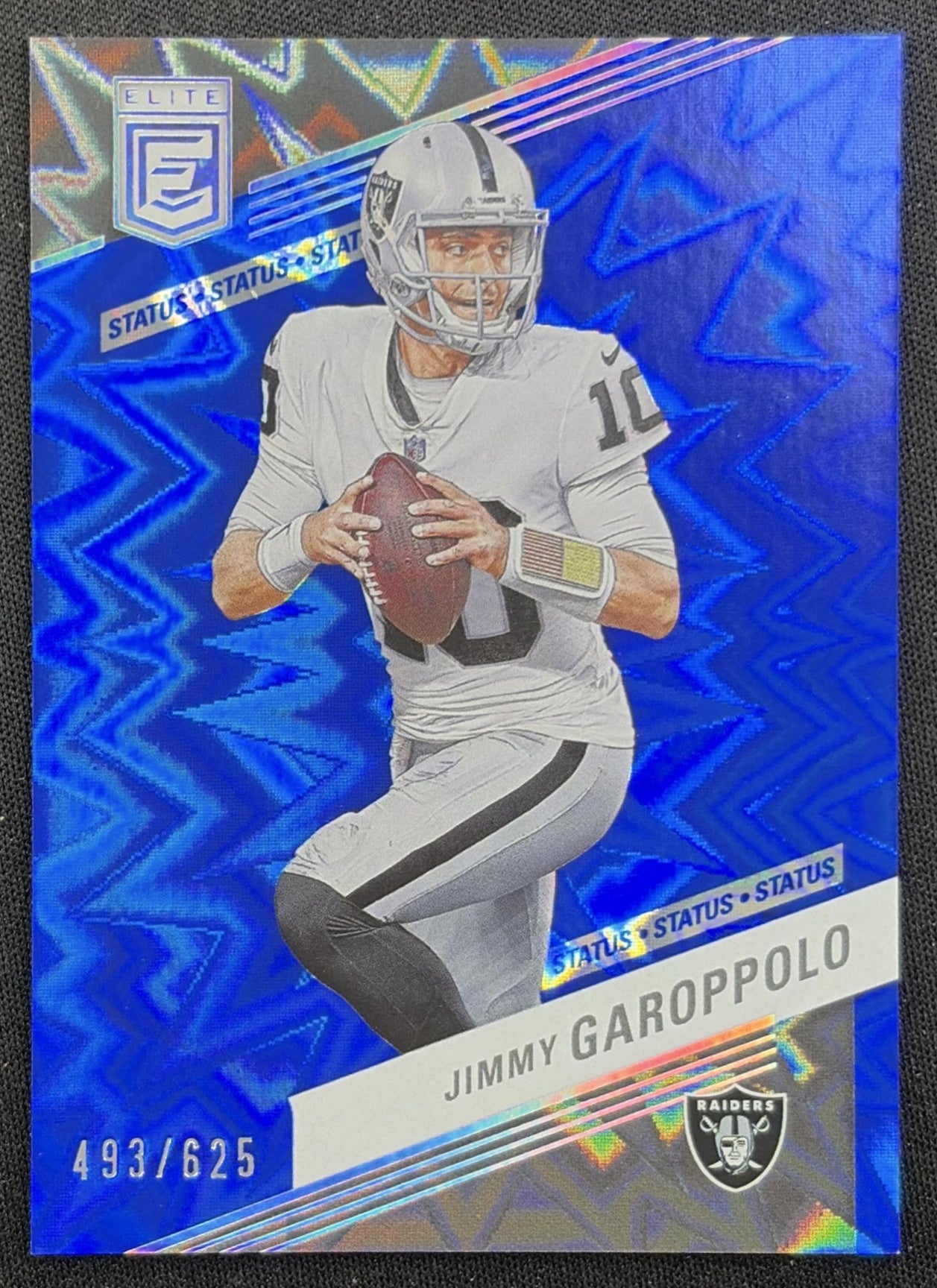 Jimmy Garoppolo 2023 Panini Donruss Elite Status Explosion /625 Raiders Las Vegas Raiders