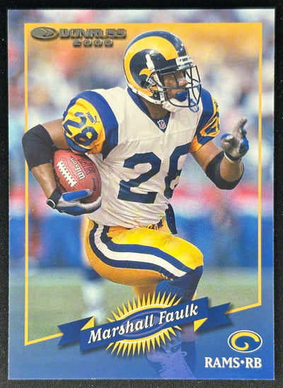 Marshall Faulk 2000 Rams Sports Trading Cards