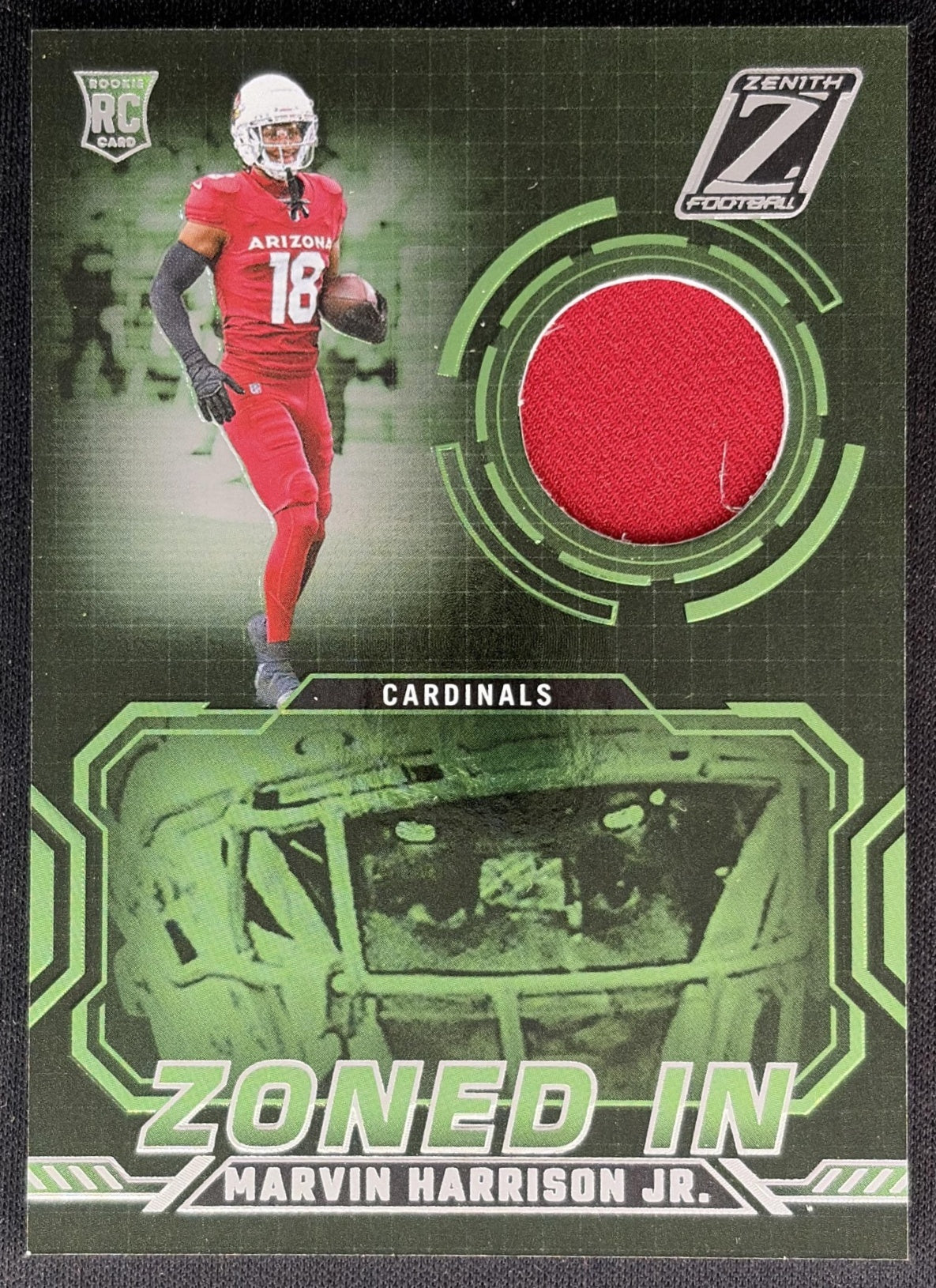 Marvin Harrison Jr. 2024 Panini Zenith Zoned In Cardinals front