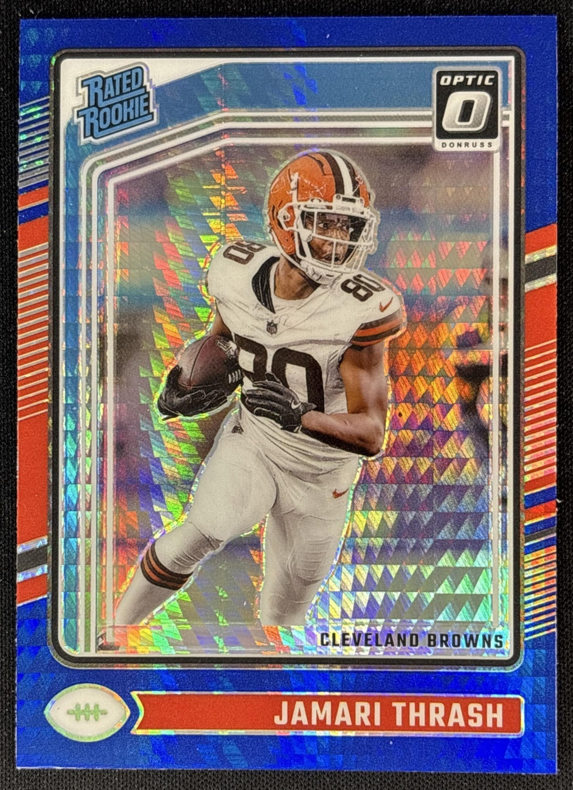 Jamari Thrash 2024 Panini Donruss Optic Blue Hyper Browns