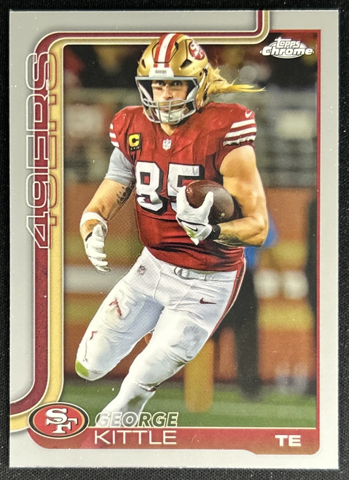 George Kittle 2025 Topps Chrome 49ers Default Title