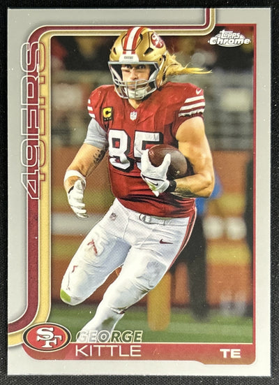 George Kittle 2025 Topps Chrome 49ers Default Title