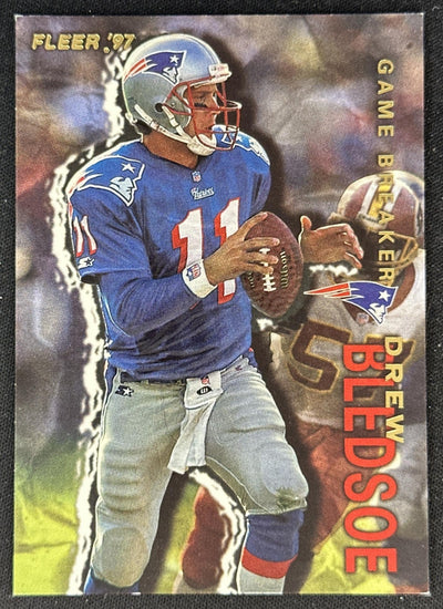 Drew Bledsoe 1997 Fleer Game Breakers Patriots Sports Trading Cards