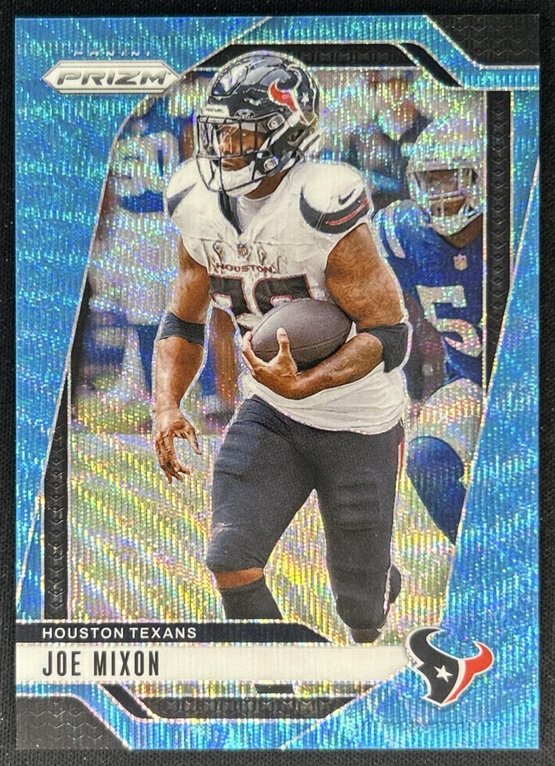Joe Mixon 2024 Panini Prizm Blue Wave /230 Texans front