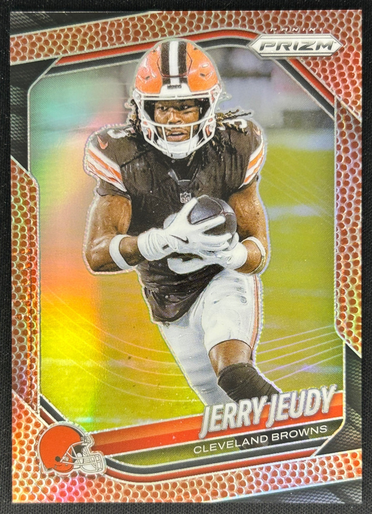 Jerry Jeudy 2025 Panini Prizm Pigskin /180 Browns Sports Trading Cards