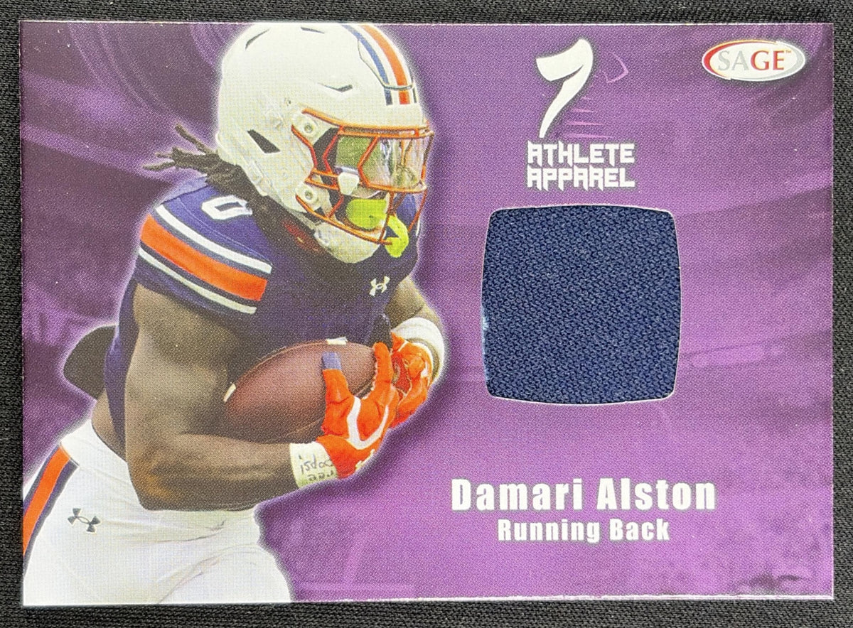 Damari Alston 2026 SAGE Athlete Apparel Swatch High Series Tigers