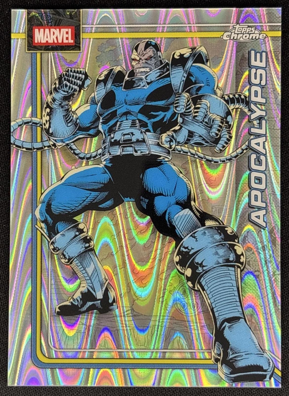Apocalypse 2026 Topps Chrome Marvel Comics RayWave Refractor front