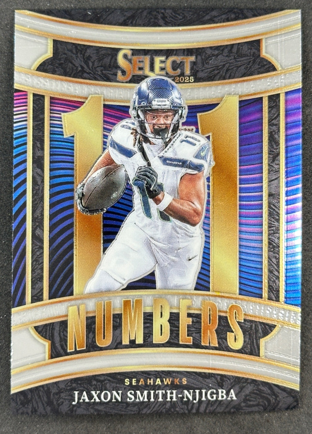 Jaxon Smith-Njigba 2025 Select Numbers Seahawks Sports Trading Cards