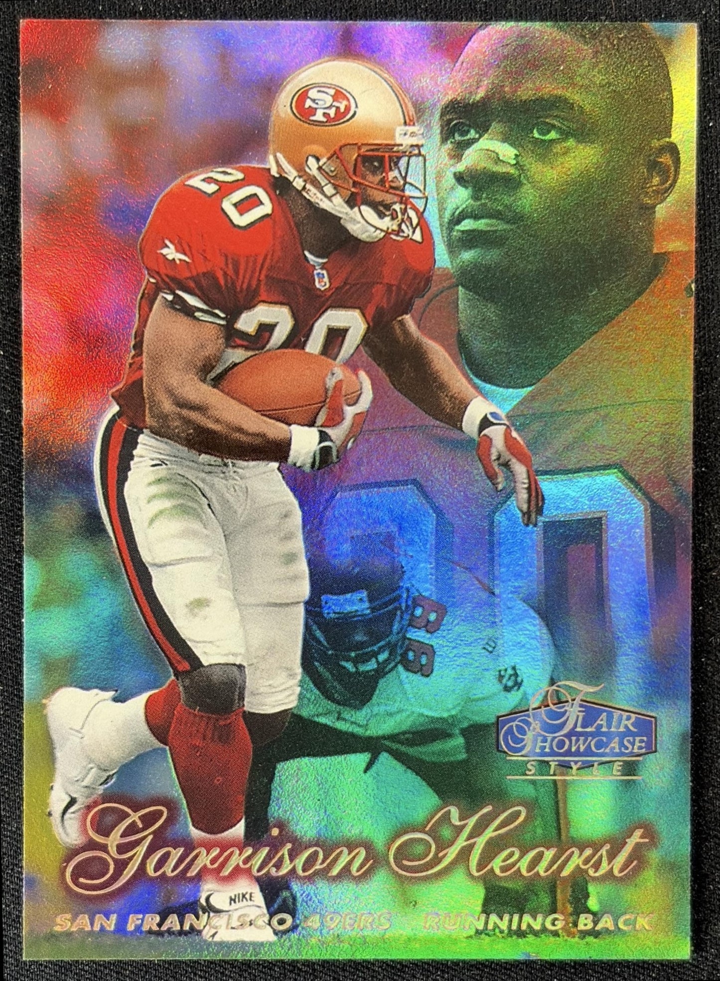 Garrison Hearst 1998 Fleer Flair Showcase Row 2 Style 49ers