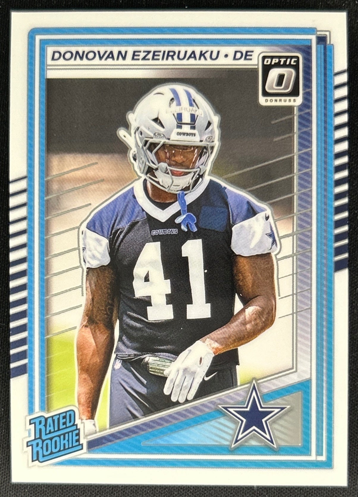 Donovan Ezeiruaku 2025 Donruss Optic Rated Rookie Cowboys Sports Trading Cards