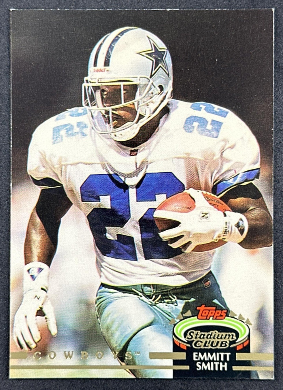 Emmitt Smith 1992 Topps Stadium Club Cowboys