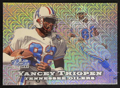 Yancey Thigpen 1998 Fleer Flair Showcase Flair Showcase Row 0 Showcase/1000 Sports Trading Card