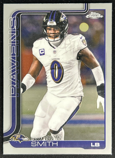 Roquan Smith 2025 Topps Chrome Ravens Sports Trading Cards