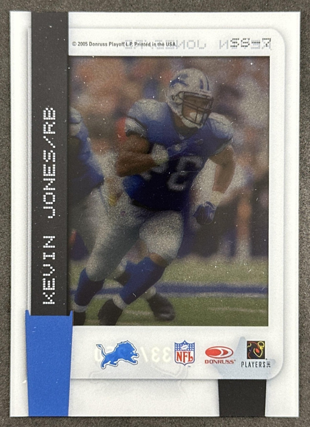 Kevin Jones Slideshow /1250 Leaf Rookies & Stars Lions front