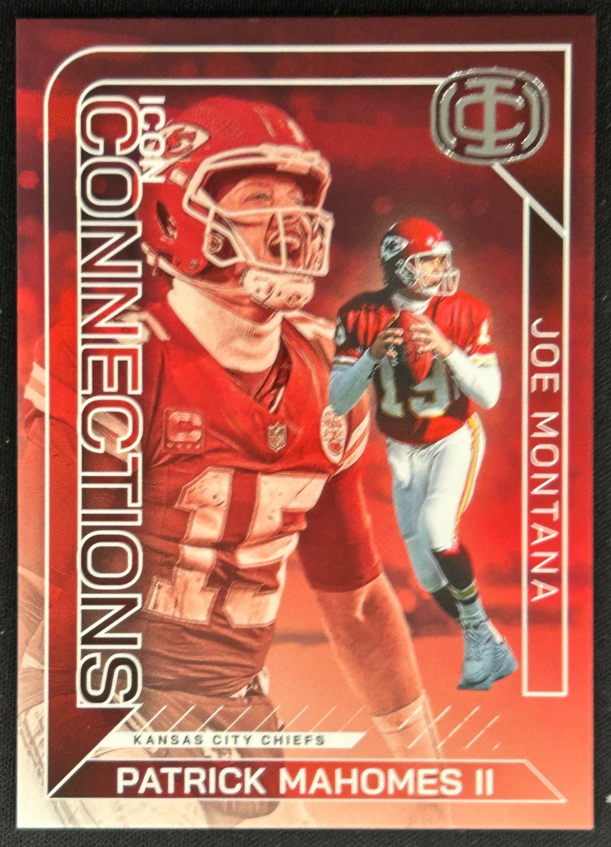 Patrick Mahomes II Joe Montana 2025 Icon Connections Chiefs Default Title Sports Trading Cards