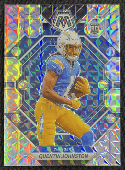 Quentin Johnston 2023 Panini Mosaic Chargers Sports Trading Card