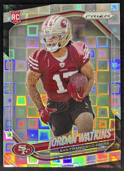 Jordan Watkins 2025 Panini Prizm Pandora /400 49ers Sports Trading Cards