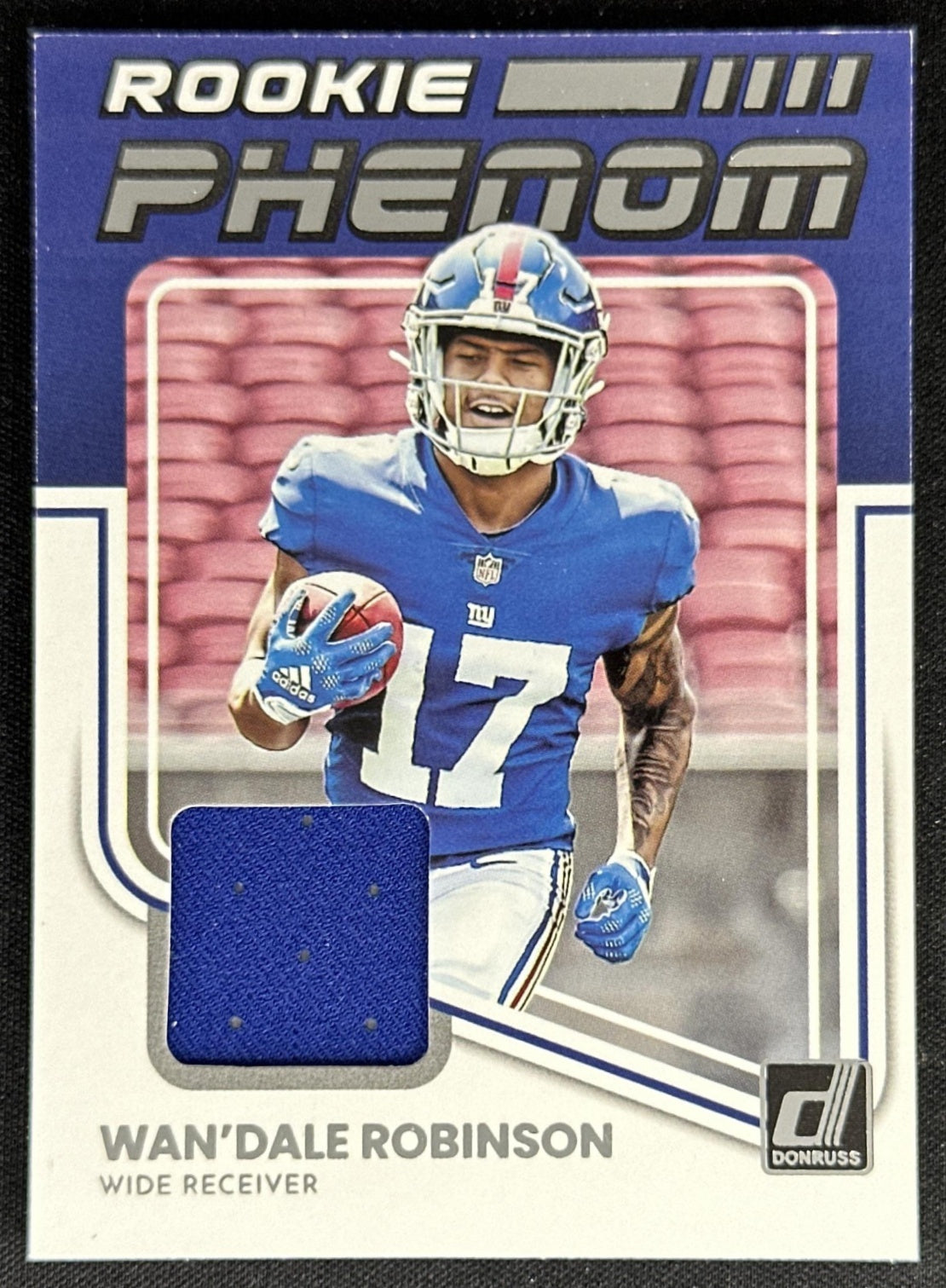 Wan Dale Robinson 2022 Panini Donruss Rookie Phenom Jerseys Giants