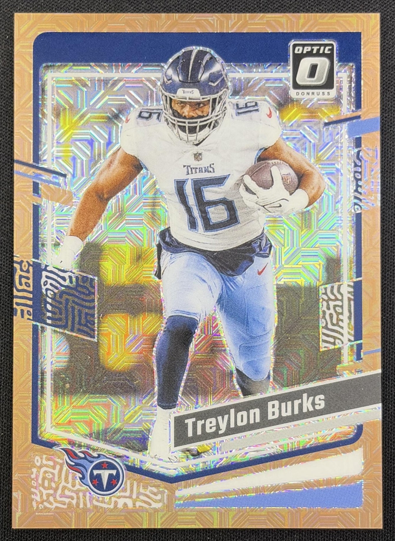 Treylon Burks 2023 Panini Donruss Optic Bronze Mojo Prizm /35 Titans