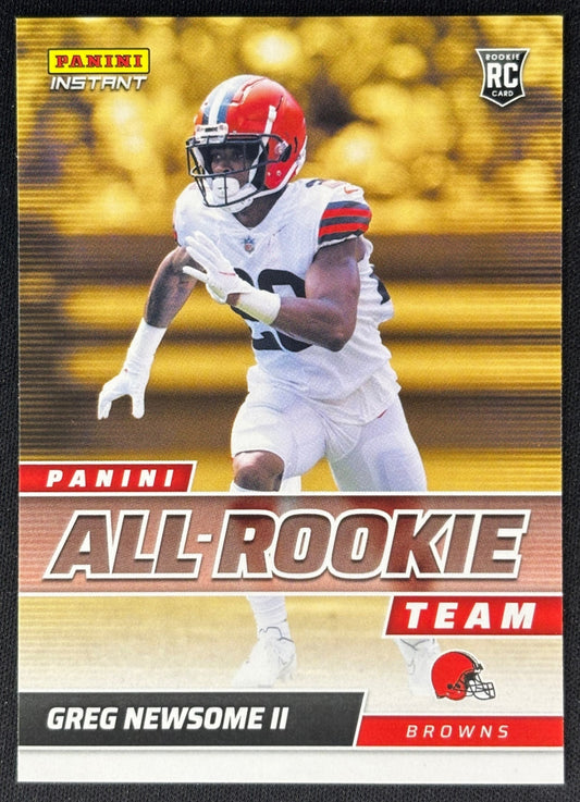 Greg Newsome II 2021 Instant All-Rookie Team Browns - Front