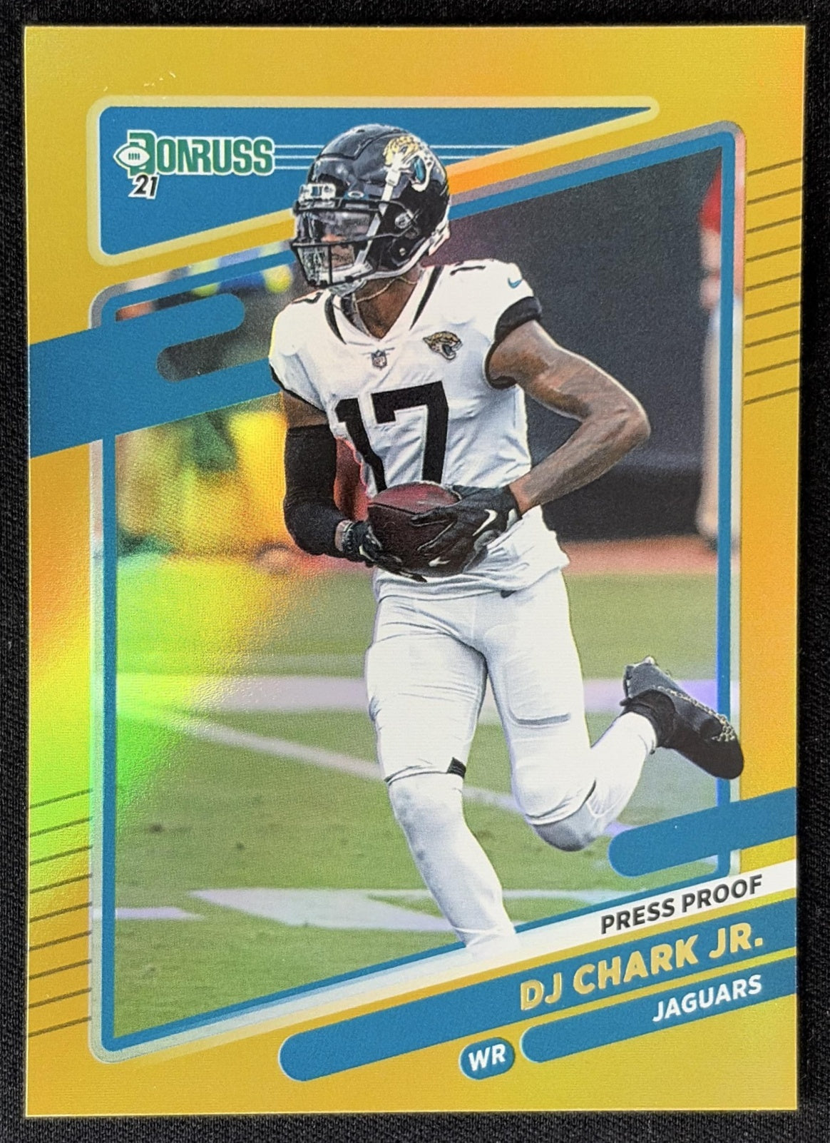 DJ Chark Jr. 2021 Panini Donruss Press Proof Premium Jaguars Sports Trading Card