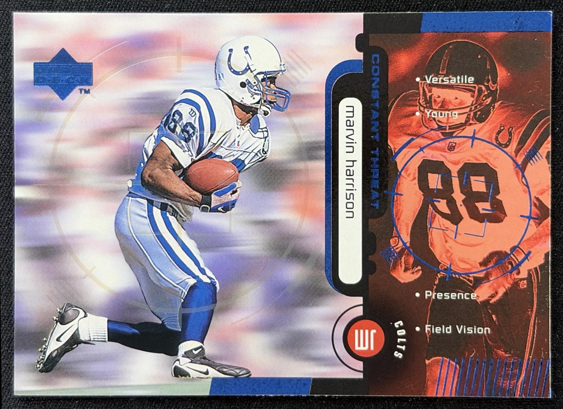 Marvin Harrison 1998 Upper Deck Constant Threat Colts