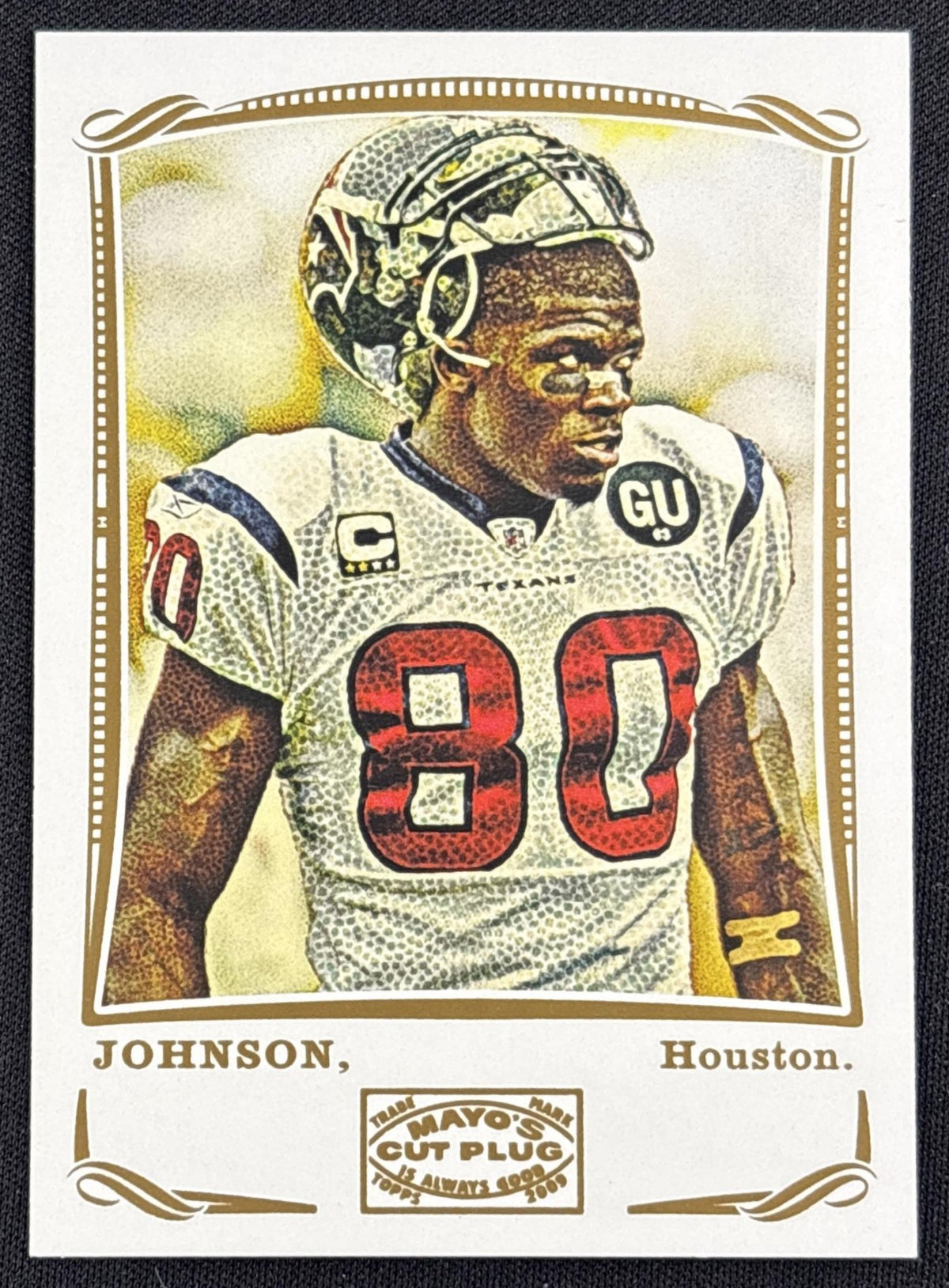Andre Johnson 2009 Topps Mayo Texans