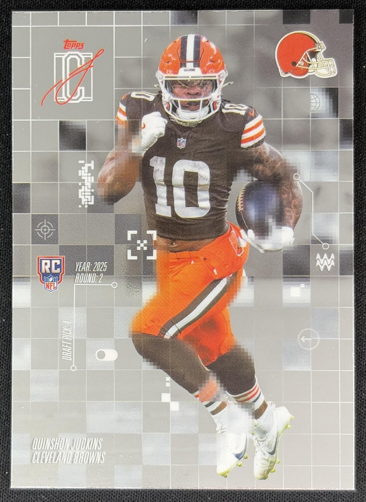 Quinshon Judkins 2025 Topps Signature Class After Image Browns front