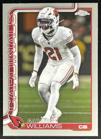 Garrett Williams 2025 Topps Chrome Cardinals Default Title Sports Trading Cards
