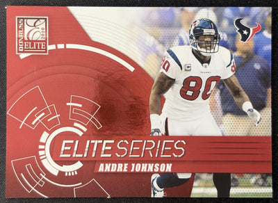 Andre Johnson 2010 Panini Donruss Elite Series Red /999 Texans Sports Trading Cards