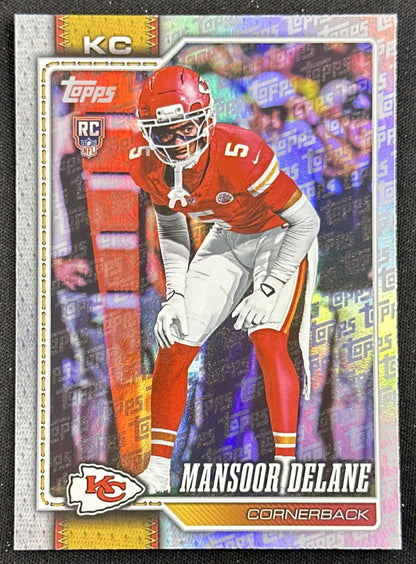 Mansoor Delane 2026 Topps Flagship Fanatics Foil Chiefs