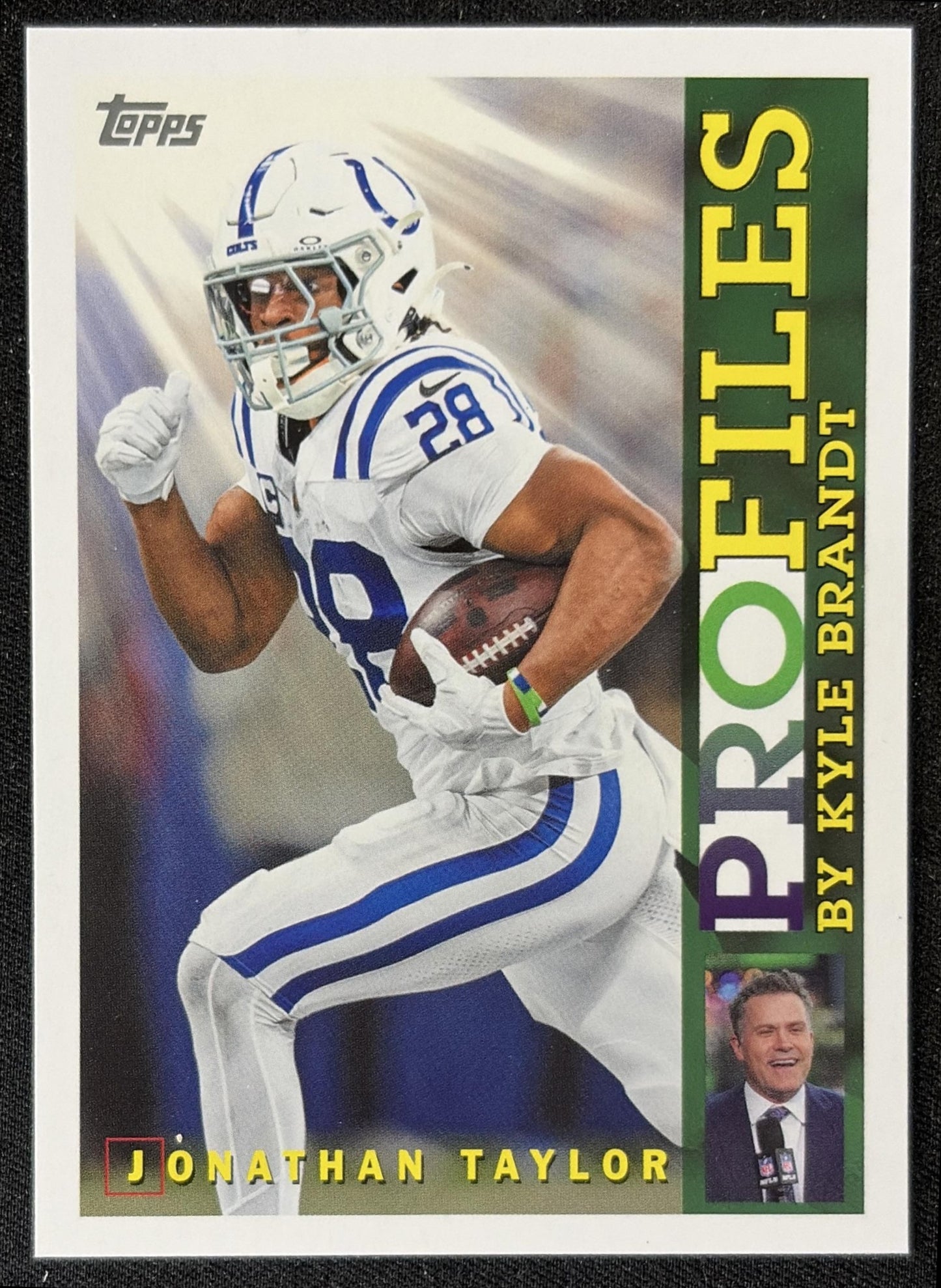Jonathan Taylor 2026 Topps Profiles Colts front