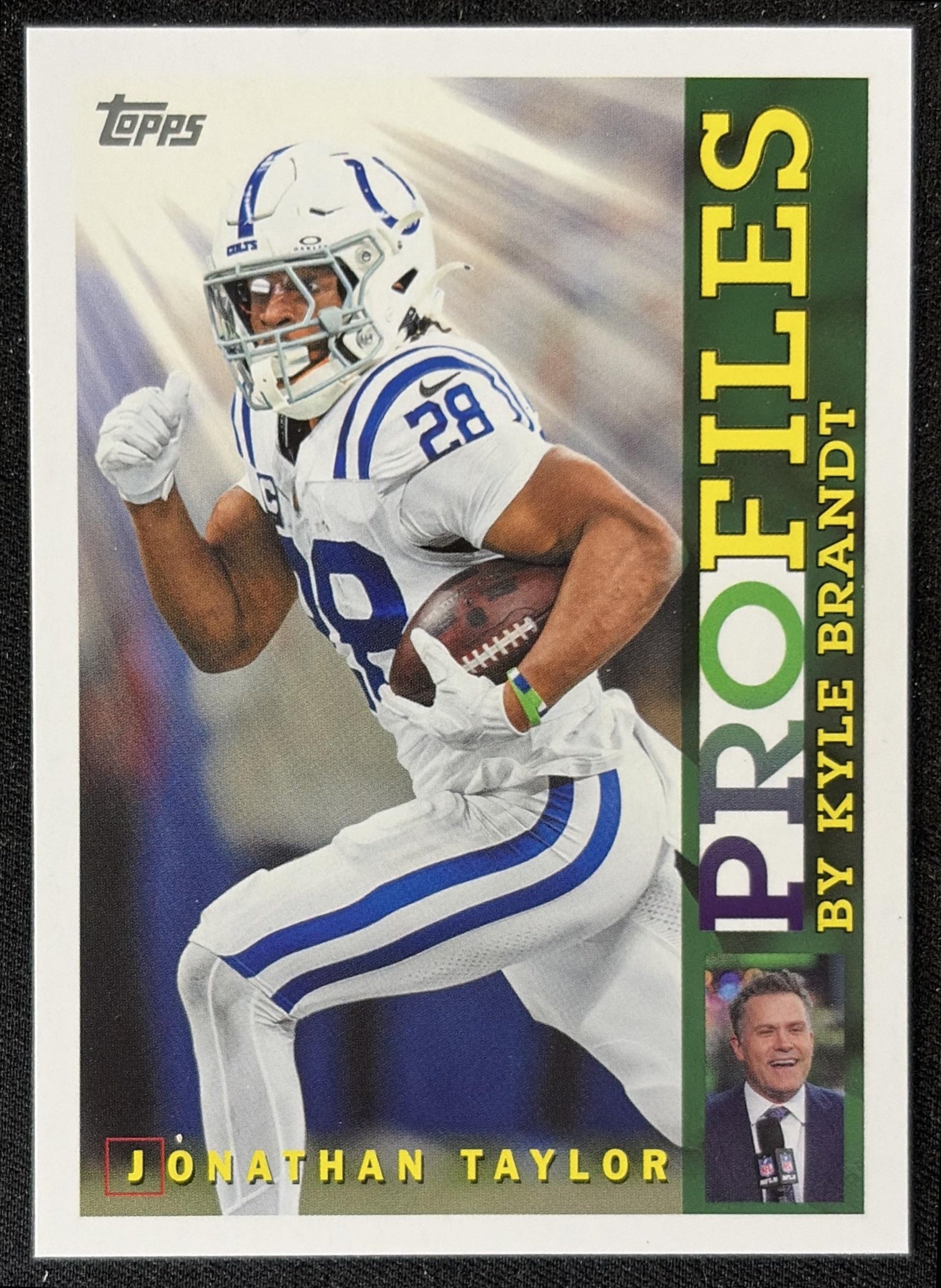 Jonathan Taylor 2026 Topps Profiles Colts front