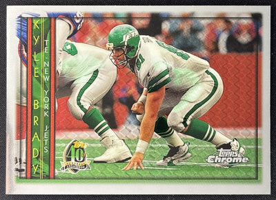 Kyle Brady 1996 Topps Chrome Jets Sports Trading Cards