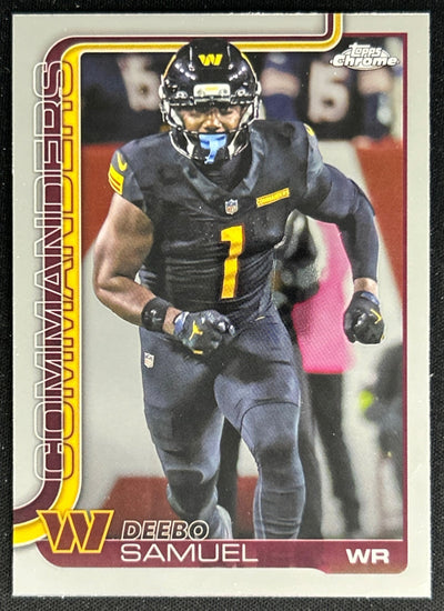 Deebo Samuel 2025 Topps Chrome Commanders Default Title Sports Trading Cards
