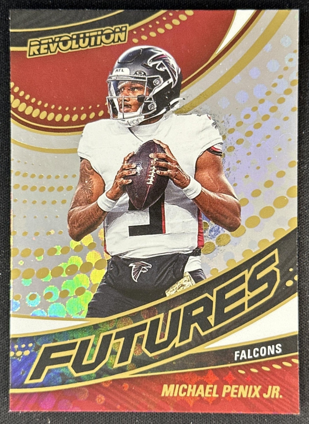 Michael Penix Jr. 2025 Panini Revolution Futures Falcons