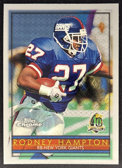 Rodney Hampton 1996 Topps Chrome Giants Sports Trading Cards
