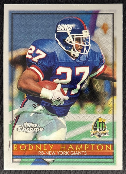Rodney Hampton 1996 Topps Chrome Giants Sports Trading Cards