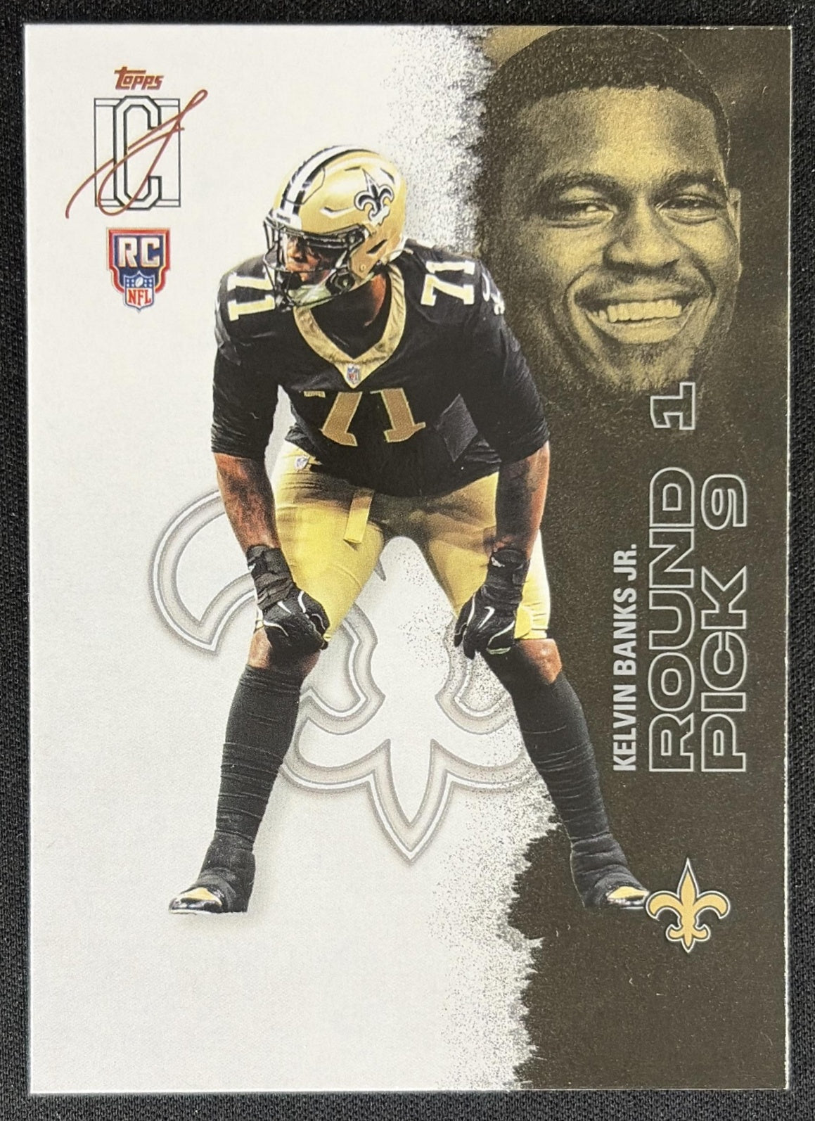 Kelvin Banks Jr. 2025 Topps Signature Class Rookie Saints Default Title Sports Trading Card